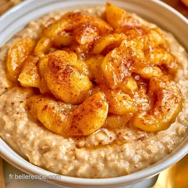 Porridge Pomme Cannelle en 15 Minutes Fiche recette