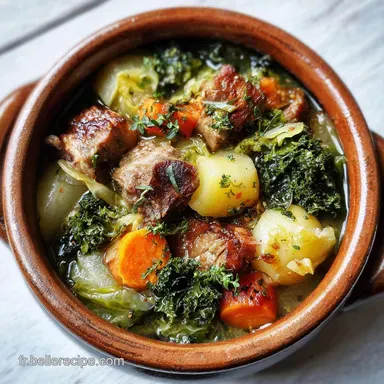 Pot&eacute;e au chou vert recette traditionnelle Fiche recette