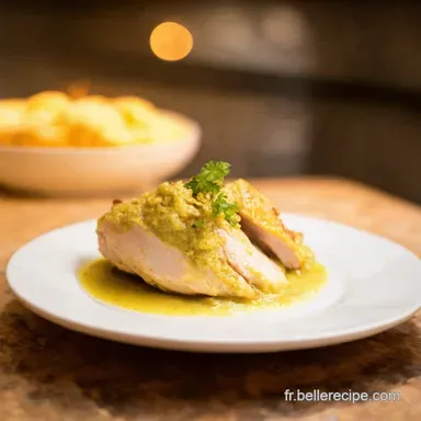 Poulet &agrave; la Cr&egrave;me et Moutarde Un D&eacute;lice Fran&ccedil;ais Facile Fiche recette