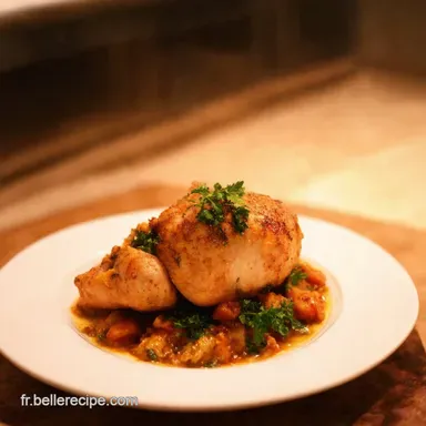 Recette pour plat principal facile Mon Poulet Basquaise R&eacute;vist&eacute; Fiche recette