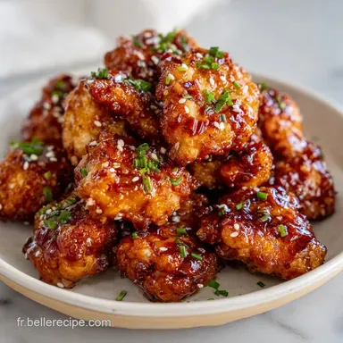 Poulet Croustillant Ail Miel Air Fryer pour 4 Fiche recette