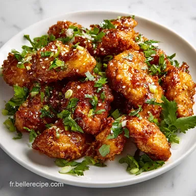 Poulet Croustillant Ail Miel Air Fryer pour 4