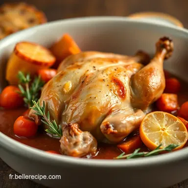 Recette Famille: Poulet en Cocotte, le Plat R&eacute;confortant Fiche recette