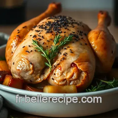 D&eacute;couvrez mon Poulet Fermier R&ocirc;ti aux Herbes de Provence - Recette Facile Fiche recette
