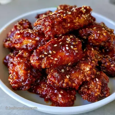 Poulet Frit Sauce Gochujang Croustillant Fiche recette
