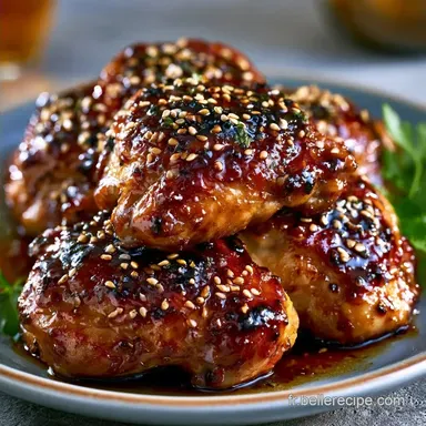 Poulet Laqu&eacute; Soja pour 4 Personnes