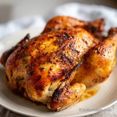 Id&eacute;e de Repas Simple Poulet R&ocirc;ti pour 5 Personnes