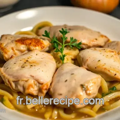 W Watchers Recettes : Poulet Vall&eacute;e d'Auge L&eacute;ger et Gourmand!