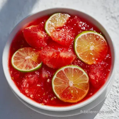 Recette Punch aux Fruits Maison Alcoolis&eacute; Fiche recette