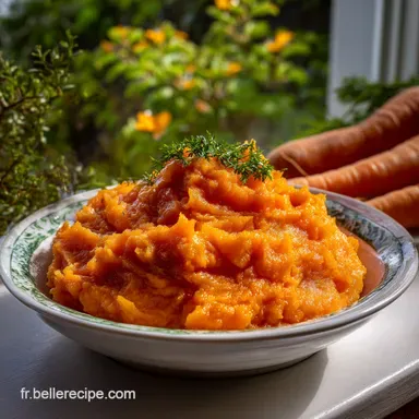 Recette Pure de Carotte: Onctueuse et Naturelle Fiche recette