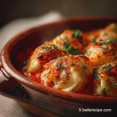 Quenelles Gratin&eacute;es &agrave; la Sauce Tomate Oven-Only Fiche recette