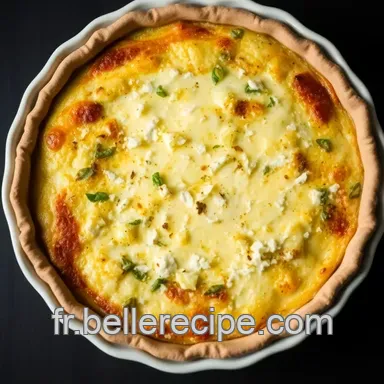 Quiche &Eacute;pinard Ch&egrave;vre : Une Recette Facile et Savoureuse &agrave; Partager Fiche recette