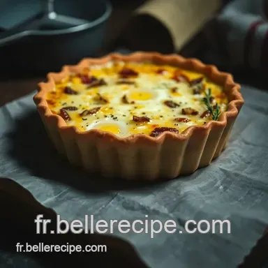 Quiche Lorraine Savoureuse : Un Repas Facile et R&eacute;confortant Fiche recette