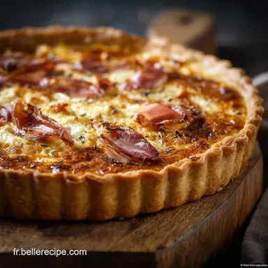 Quiche poireau ch&egrave;vre jambon sec La recette bistrot ultime Fiche recette