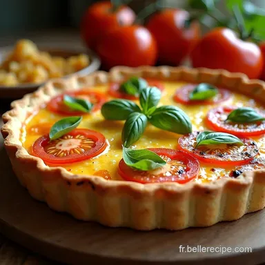 Quiche Sans Pte aux Tomates Mon Secret Soleil d&Eacute;t&eacute; Fiche recette