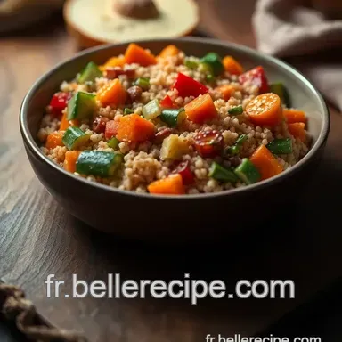 Recette Quinoa aux L&eacute;gumes Saut&eacute;s: Un Plat L&eacute;ger et Savoureux Fiche recette