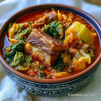 Rago&ucirc;t de Kimchi au Porc