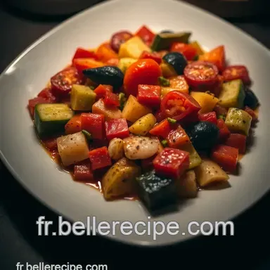Id&eacute;e de plat : Savoureuse Ratatouille Proven&ccedil;ale Facile &agrave; Pr&eacute;parer Fiche recette