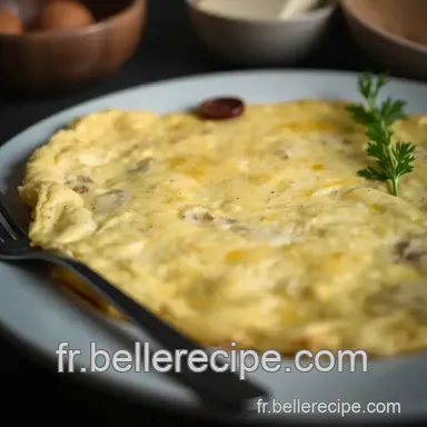 Omelette Parfaite : Ma Recette Facile et Savoureuse &agrave; Personnaliser Fiche recette