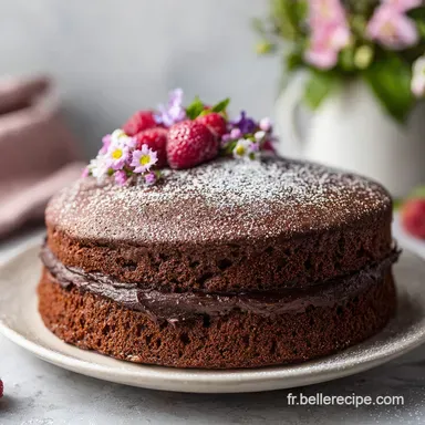 Recette G&acirc;teau Anniversaire Chocolat pour 12 Fiche recette