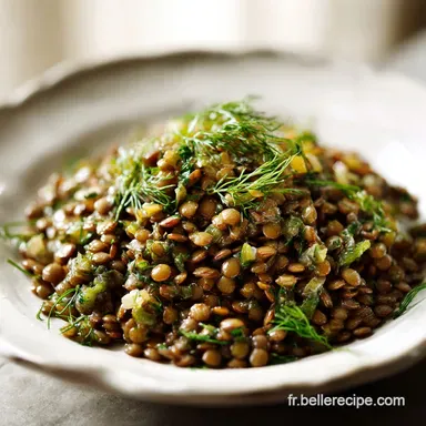 Lentilles Vertes Recette Traditionnelle pour 4 Personnes Fiche recette