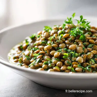 Lentilles Vertes Recette Traditionnelle pour 4 Personnes
