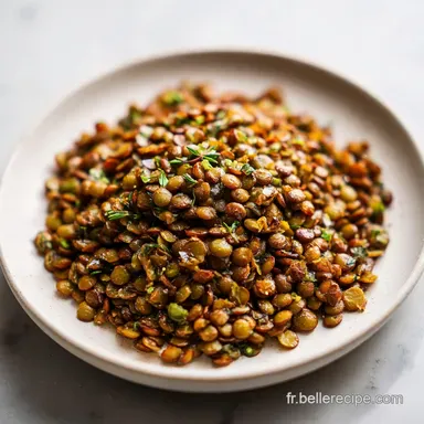 Recette Lentilles Vertes Lardons pour 4