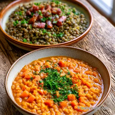 Recettes de Lentilles Saines et Faciles