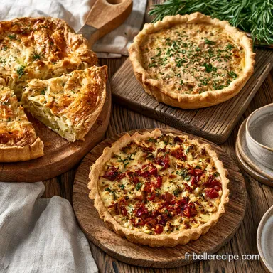 7 Recettes de Tartes Sal&eacute;es et Quiches Faciles