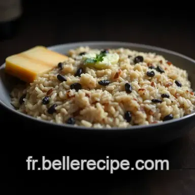 Recette Truffe Noire: Un Risotto Cr&eacute;meux qui &Eacute;blouit vos Invit&eacute;s Fiche recette