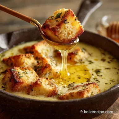 Roucoulons au four : Recette Fondue Express aux herbes et miel Fiche recette
