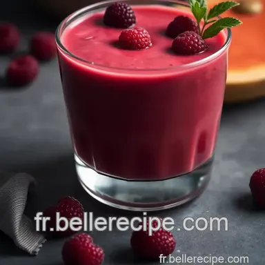Smoothie aux Fruits Rouges "Rouge Baiser": Un Baiser Fruit&eacute;! Fiche recette