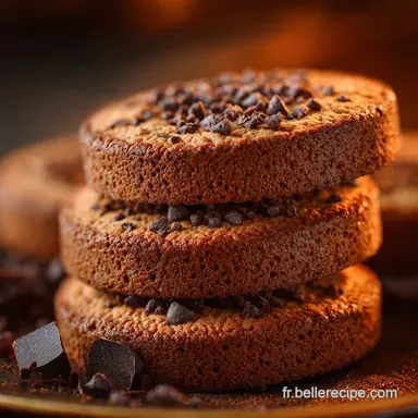 Biscuit sabl&eacute; aux p&eacute;pites de chocolat Recette sabl&eacute;s fondants Fiche recette
