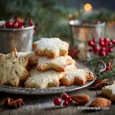 Sabl&eacute;s au pain d&eacute;pices Recette facile et ultra-friable de No&euml;l Fiche recette