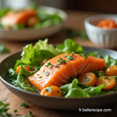 Plat Equilibre Facile Salade La Belle &Eacute;quilibre au Saumon Fiche recette