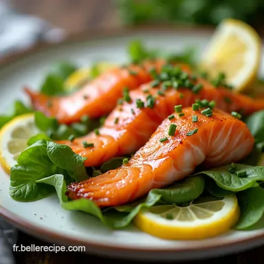 Plat Equilibre Facile Salade La Belle &Eacute;quilibre au Saumon