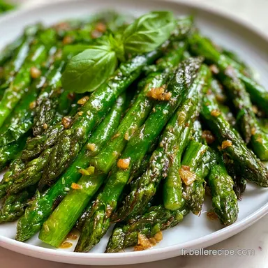 Asperges Vertes Po&ecirc;l&eacute;es en 20 Minutes Fiche recette