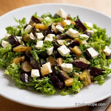 Salade aubergine feta Ma Recette Facile et Proven&ccedil;ale Fiche recette