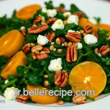 Salade de Chou Kale aux Agrumes et Noix Grill&eacute;es : Recettes saines et d&eacute;licieuses