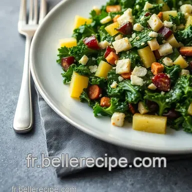 Chou Kale Recette Facile: Salade au Citron & Parmesan! Fiche recette
