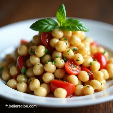 Salade de Pois Chiches la Mon Secret Grec Frais Facile