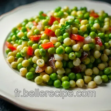 Salade Libanaise de Pois Chiches et Herbes Fra&icirc;ches - Recette Facile Fiche recette