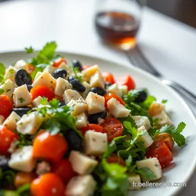 Salade Ni&ccedil;oise Rapide: Mon Entr&eacute;e Facile ensoleill&eacute;e! Fiche recette