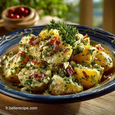 Salade aux Pommes de Terre et Herbes Recette fran&ccedil;aise vive et sans mayo Fiche recette