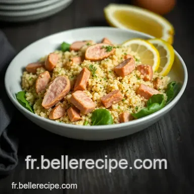 Salade Printani&egrave;re de Quinoa au Lapin: Le Printemps dans l'Assiette! Fiche recette