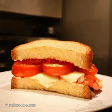 Sandwich Tomate Mozza Rapide Un Air dItalie Fiche recette