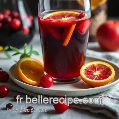 Sangria Estivale: Un Go&ucirc;t d'Andalousie Ensoleill&eacute;e Fiche recette