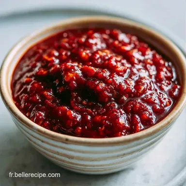 Sauce Piquante Gochujang Maison en 15 Min Fiche recette