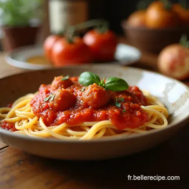 Ma Meilleure Sauce Tomate Maison Le Secret du Mijotage Rapide et Savoureux Fiche recette