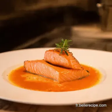 Saumon aux Poireaux Recette Facile Go&ucirc;t Bistro Fiche recette